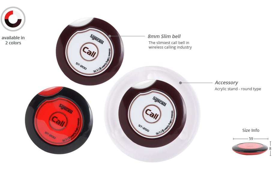 Wireless Calling Button Solution
